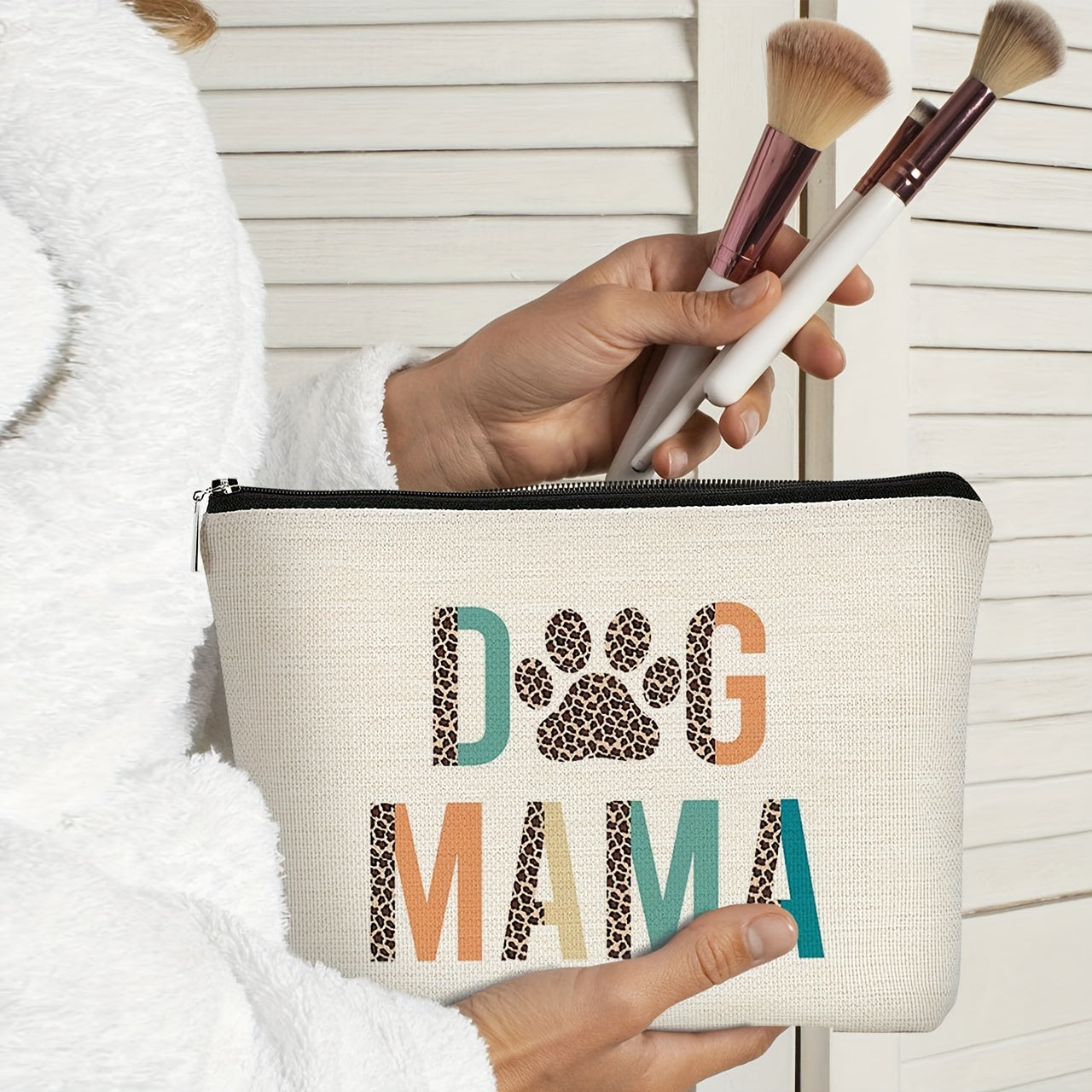 Dog Cosmetic Bag Cosmetic Lover Gift Creative Animal Lover Gift Fashionable