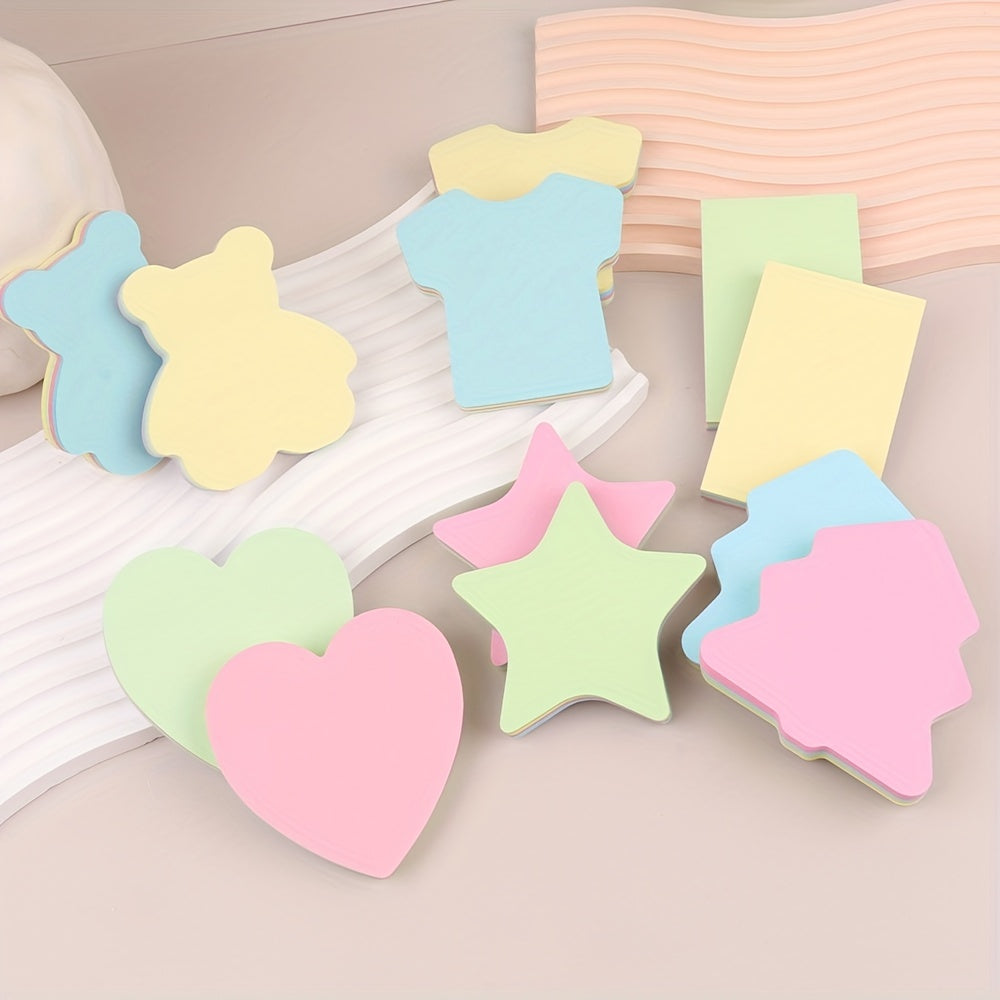 100pc Morandi Sticky Notes - Colorful Office Supplies
