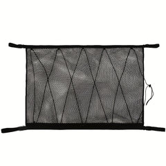 Car Ceiling Cargo Mesh Bag Long Distance Camping SUV Storage Bag Tent Quilt