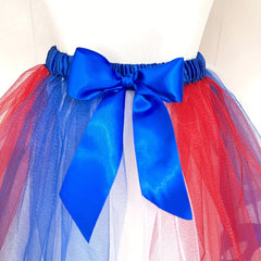 American Independence Feather Headband & Tulle Skirt Set