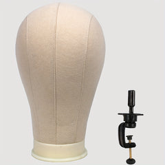 55 88 Cm Mannequin Head With Stand Canvas Head For DIY Wig Making