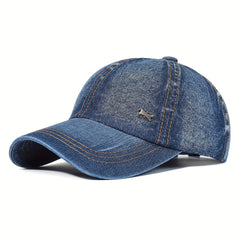 Plain Cotton Washed Print Adjustable Baseball Cap for Outdoor Sport