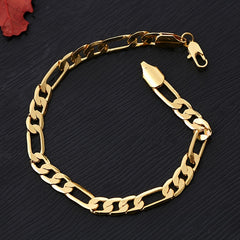 Men's Golden Link Bracelet