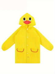 Kids Waterproof Animal Hooded Raincoat - Gift