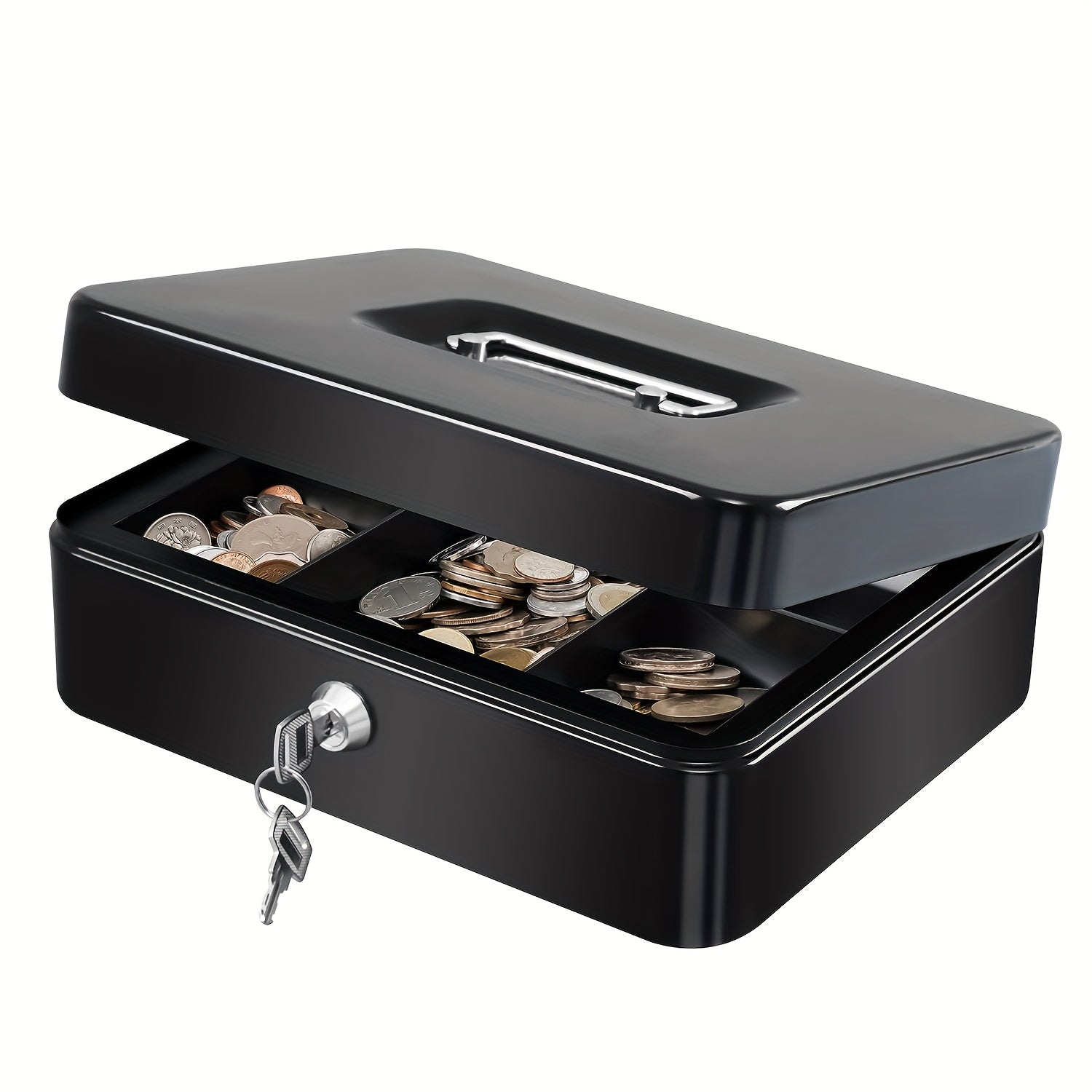 Portable Compact Safe for Children's Savings Coin Box
