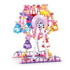 Dreamy Princess City Ferris Wheel Building Block Set