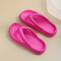 Solid Slippers For Girls Lightweight Open Toe Slippers All Seasons