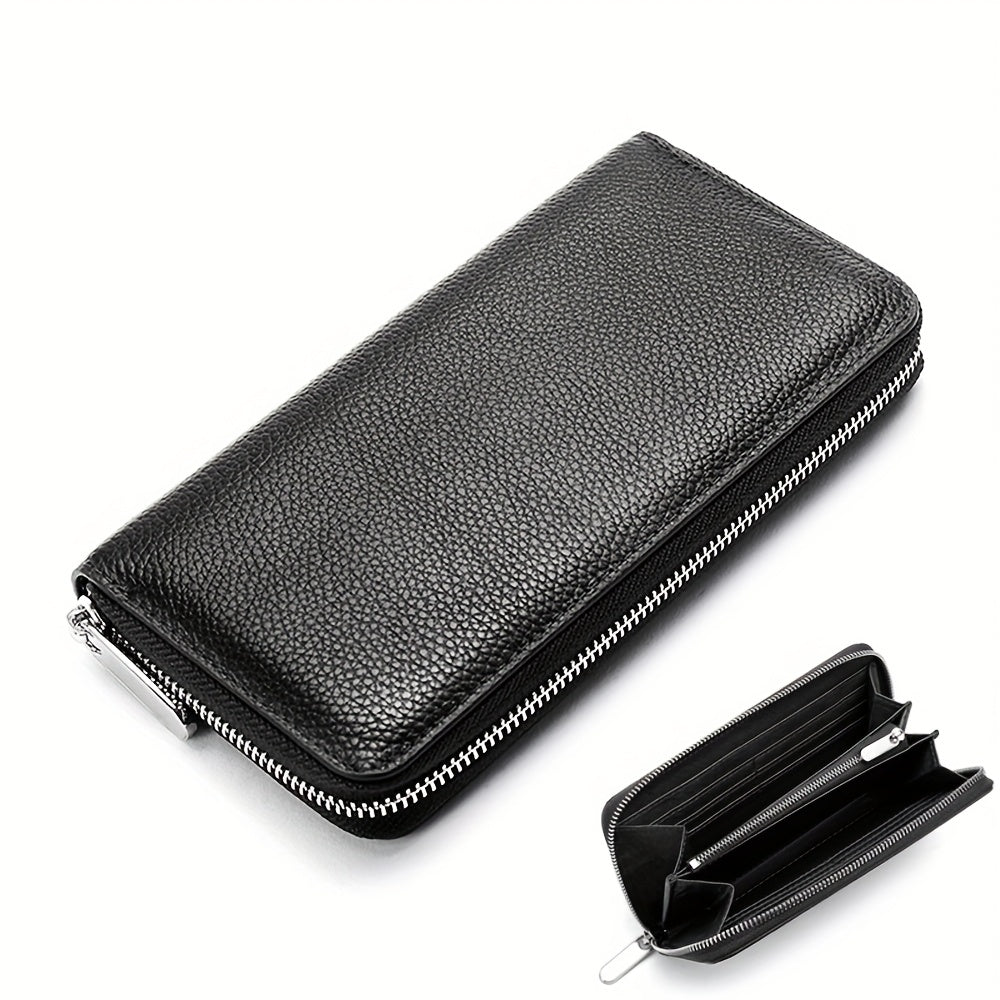Lychee Texture Leather Long Women's Wallet 019