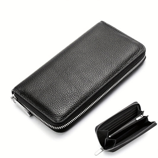 Lychee Texture Leather Long Women's Wallet 019