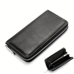 Lychee Texture Leather Long Women's Wallet 019