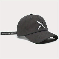 Solid Embroidery Baseball Cap Casual Dad Hats Adjustable Sun Hat