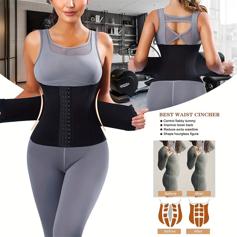 Breathable Waist Trainer Tummy Control Compression Wrap Cincher