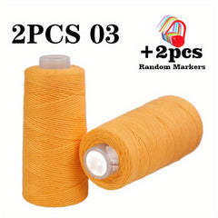 2pcs 100 Cotton Yarn DIY Fine Combed Solid Hand Crochet Pure Cotton Yarn