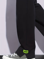 Men's Drawstring Straight Leg Solid Casual Pants