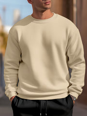 Men's Round Neck Sweatshirt Loose Pullover Autumn Winter