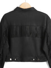 Casual Long Sleeve Button Down Jacket