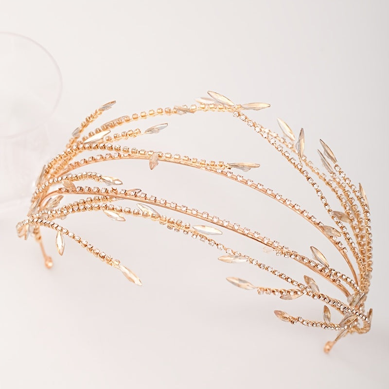 Bridal Tiara Bride Tiara Crystal Bridal Crown Wedding Headdress