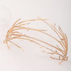 Bridal Tiara Bride Tiara Crystal Bridal Crown Wedding Headdress