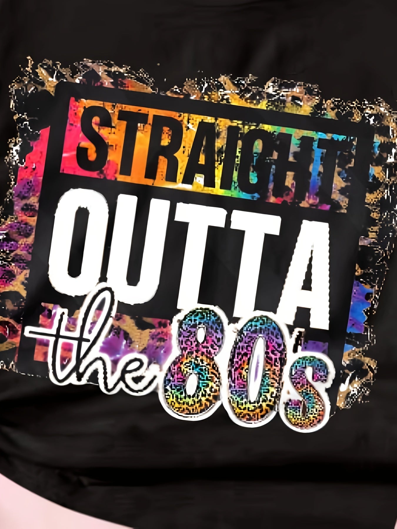 80's Graphic T-shirt Casual Short Sleeve Girls Summer Tee