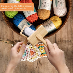 41pcs Needle Felting Kit with Wool Carders and Pad