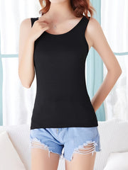 Solid Home Vest Top Cami Tank - Women's Lingerie