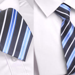 Men's Striped Narrow Tie 47 98x8 0cm