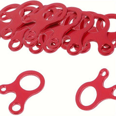 9pcs Camping Tent Wind Rope Buckle Adjustable Aluminum Cord Buckles 3 Holes