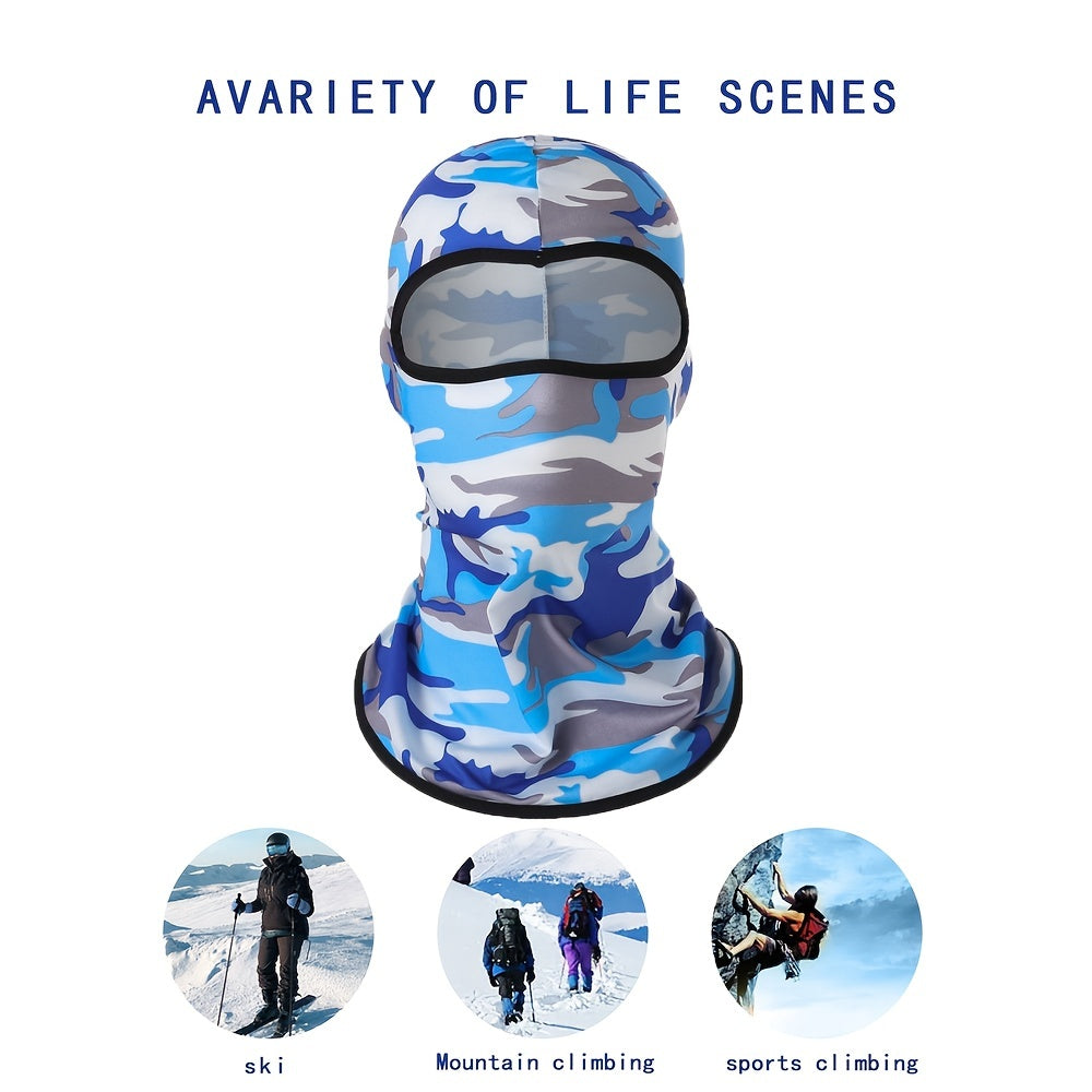 Summer Outdoor Sports Cooling Face Mask Bicycle Motorcycle Riding Headgear