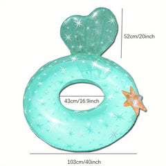 Inflatable PVC Cactus Swim Ring for Beach & Pool Party