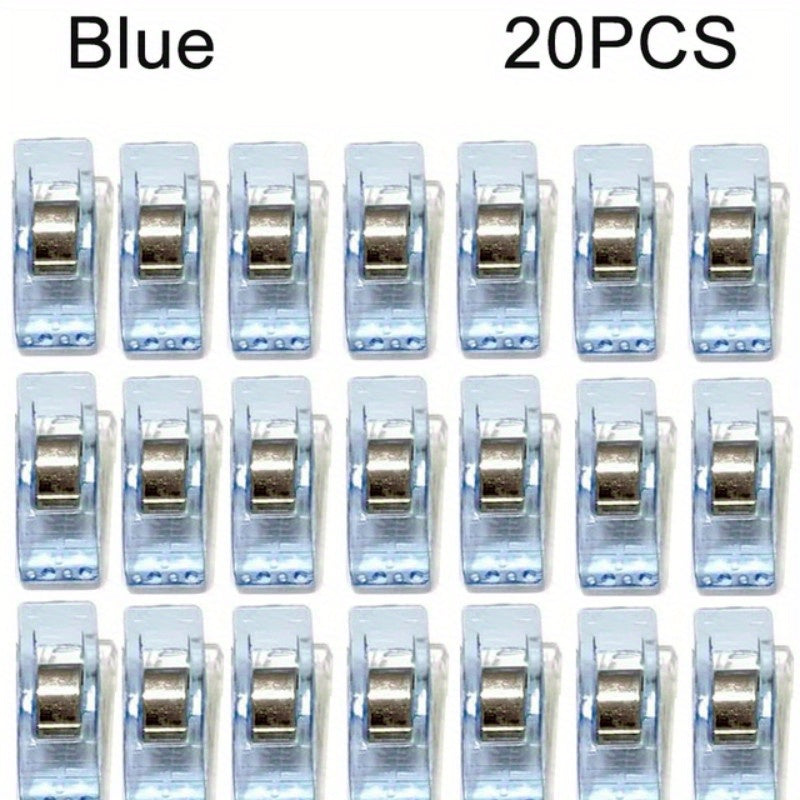 20pcs Colorful Sewing Clips Plastic Clip Storage Patchwork Sewing C