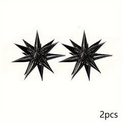 24pcs 26 inch Exploding Star Foil Balloon Conical Balloon Combo for Party Decor