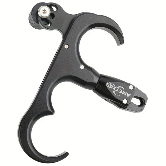3-Finger Metal Release for Compound Bow - Adjustable Thumb Trigger