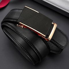 Men's PU Leather Automatic Buckle Belt Wedding Daily