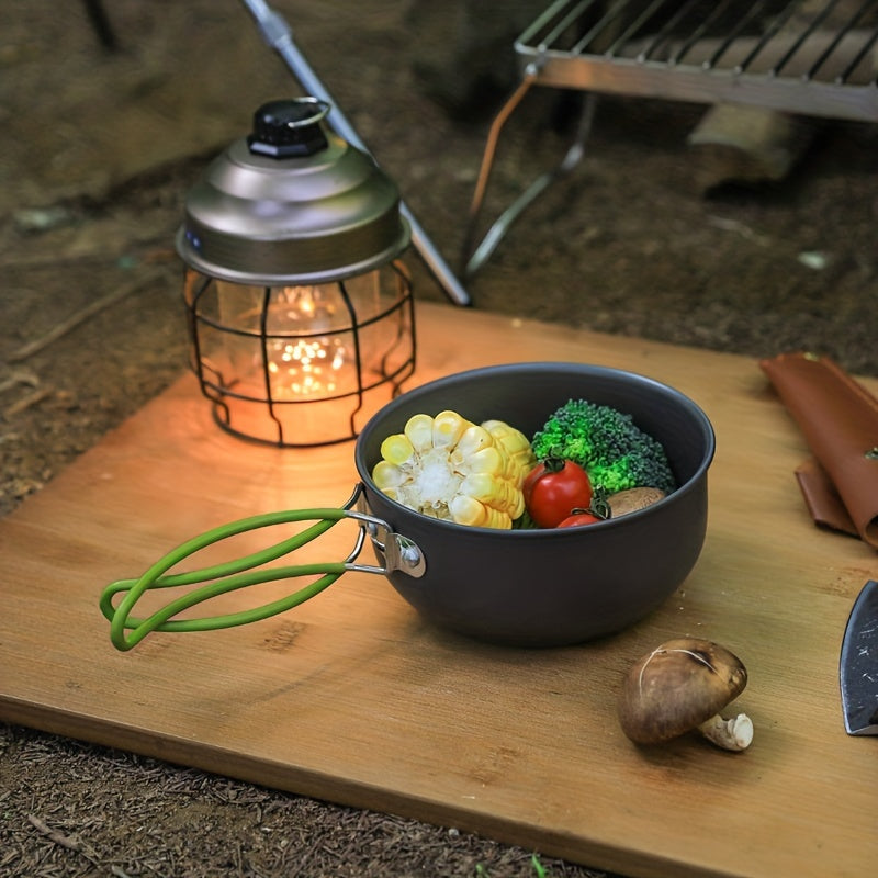 Portable Picnic Non Stick Pot Stainless Steel Cookware for Outdoor Camping