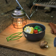 Portable Picnic Non Stick Pot Stainless Steel Cookware for Outdoor Camping