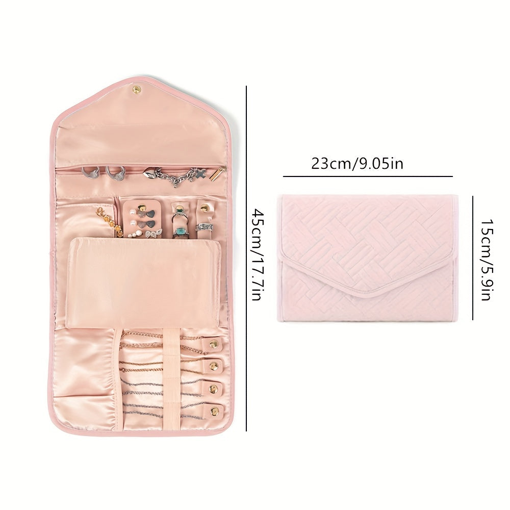 Foldable Jewelry Storage Bag Travel Jewelry Organizer