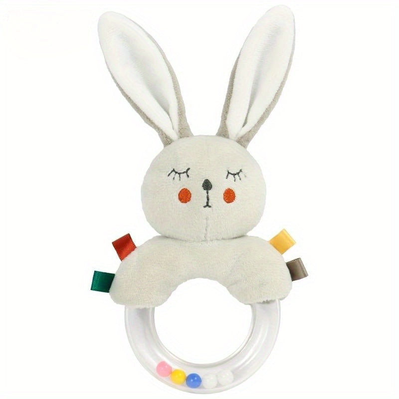 Baby Hand Rattle Grasping Training Plush Toy