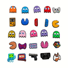 25pcs Funny Shoe Charms for Clogs - Jibtz Bubble Slides Sandals PVC Accessories