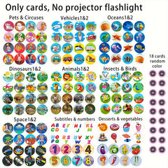 Projection Flashlight Cards for Flashlights - 144 Patterns