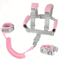 2-In-1 Pink Toddler Leash & Wrist Link - 2.5m Length