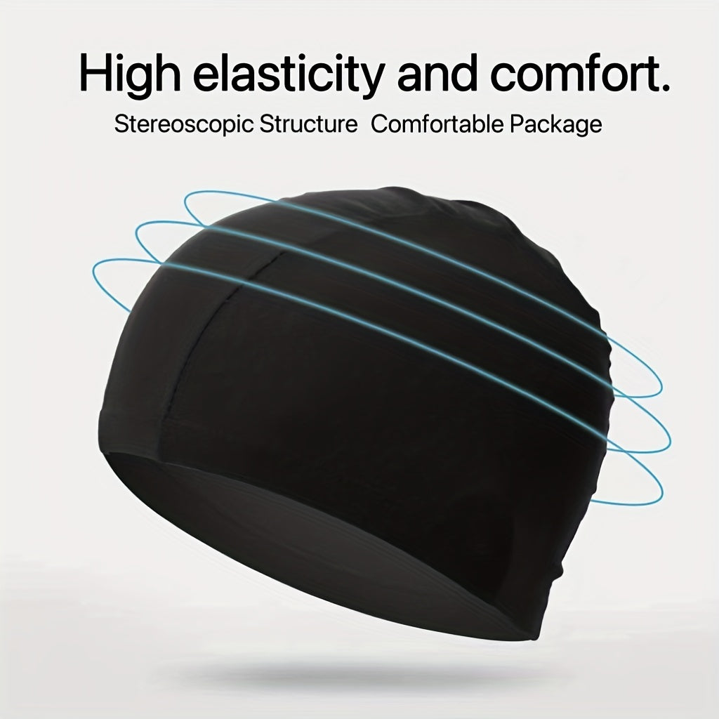 Elastic Silicone Swimming Cap for Men Women