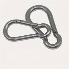 304 Stainless Steel Spring Hook Buckle Keychain for Outdoor Camping Hiking
