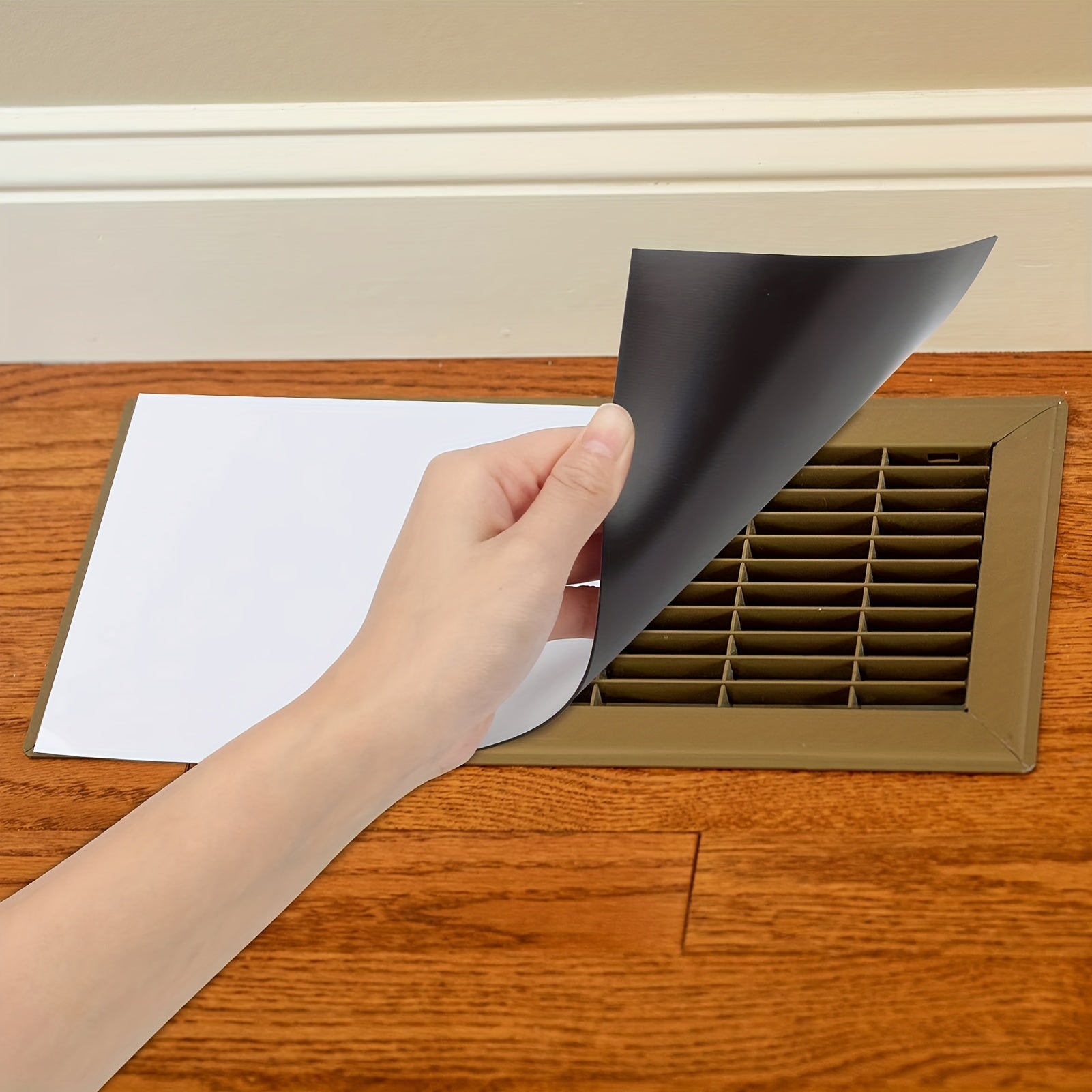 2pcs Magnetic Ceiling Vent Cover Lightweight Durable for Home Ceiling Wall Floor