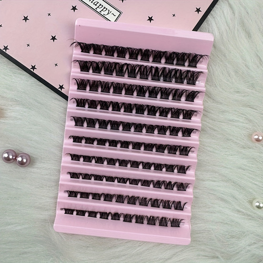 100pcs Mix D Curl Cluster Lashes Individual Lashes Lash Extensions Clusters Lash