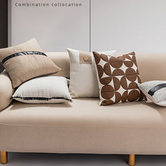 Geometric Abstract Stitching Cushion Pillow Cover for Home & Outdoor