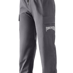 Men's FOREVER Print Cargo Pants with Drawstring