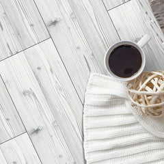 6PCS 15 01 40 01cm Wood Grain Floor Sticker, Waterproof Non-slip Tile Sticker
