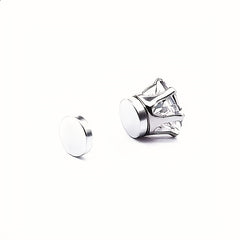 5 Pairs Magnetic Stud Earrings Set for Girls, Stylish Daily Decoration