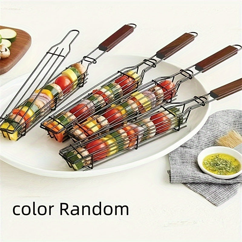 1pc Barbecue Baskets 48 BBQ Grill Net Tools BBQ Basket Barbecue Clip Gri