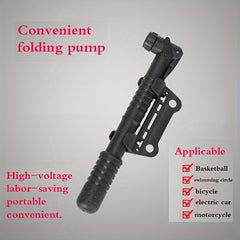 Mini High Pressure Inflator for Ball Sports and Bicycle